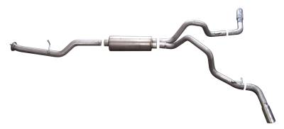 Gibson Performance Exhaust - 07-10 Silverado/ Sierra 2500HD,3500HD 6.0L, Dual Extreme, Stainless Cat-Back Performance Exhaust #65621