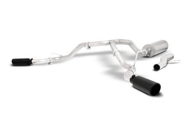 Gibson Performance Exhaust - 21-22 Tahoe, Yukon 5.3L, Black Elite Dual Extreme , Cat Back Performance Exhaust #65683B