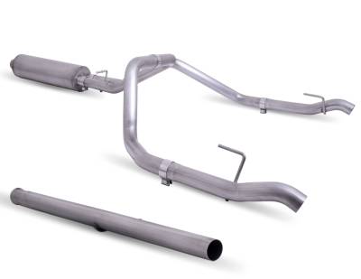 Gibson Performance Exhaust - 19-24 Silverado/ Sierra 1500 6.2L Pickup, Dual Split, Stainless Cat-Back Performance Exhaust #65692