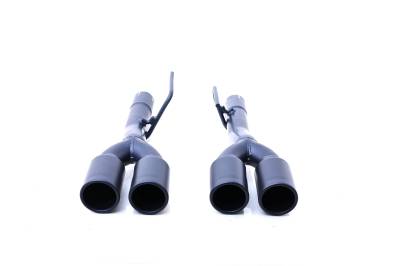 Gibson Performance Exhaust - 19-25 Chevy Silverado & GMC Sierra 1500 6.2L  Black Ceramic Replacement Exhaust Tip Assembly #65719B