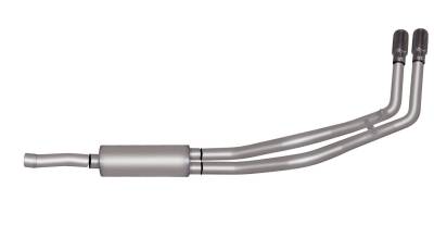 Gibson Performance Exhaust - 89-93 Chevrolet 5.7L 1500 Pickup, Dual Sport, Stainless Cat-Back Performance Exhaust #65900