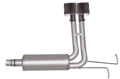 Gibson Performance Exhaust - 98-01 Ram 1500 3.9L-5.2L-5.9L Pickup, Super Truck, Stainless Cat-Back Performance Exhaust #66510