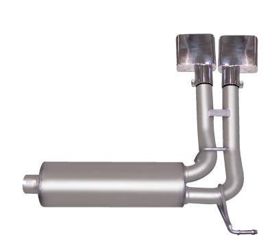 Gibson Performance Exhaust - 04-05 Ram 1500 5.7L Pickup, Super Truck, Stainless Cat-Back Performance Exhaust #66522