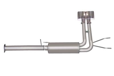 Gibson Performance Exhaust - 06-08 Ram 1500 4.7L-5.7L Pickup, Super Truck, Stainless Cat-Back Performance Exhaust #66563