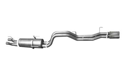 Gibson Performance Exhaust - 05-06 Ram 1500 SRT 8.3L Pickup, Dual Sport, Stainless Cat-Back Performance Exhaust #66604