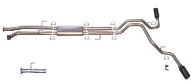 Gibson Performance Exhaust - 07-21 Toyota Tundra 4.6L-4.7L-5.7L, Black Elite Dual Extreme, Cat-Back Performance Exhaust #67501B