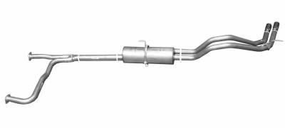 Gibson Performance Exhaust - 04-24 Nissan Titan 5.6L, Dual Sport, Stainless Cat-Back Performance Exhaust #68300