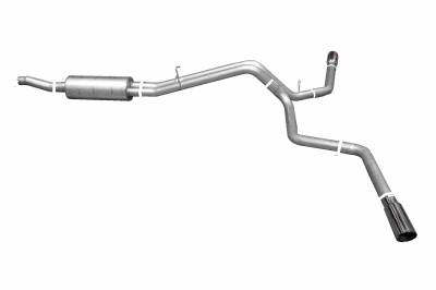 Gibson Performance Exhaust - 98-03 Ford F150 4.2L-4.6L-5.4L, Dual Extreme, Stainless Cat-Back Performance Exhaust #69001