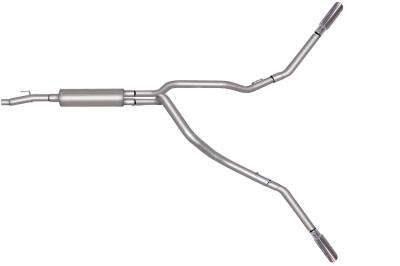 Gibson Performance Exhaust - 04-08 Ford F150 4.6L-5.4L, Dual Extreme  Stainless Cat-Back Performance Exhaust  #69008