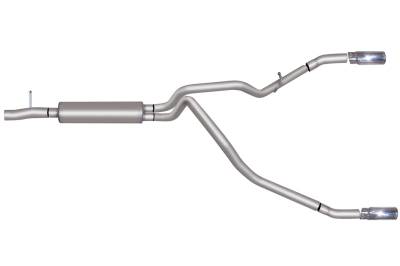 Gibson Performance Exhaust - 11-16 F250/F350 Super Duty 6.2L Pickup,Dual Split, Stainless Cat-Back Performance Exhaust #69129