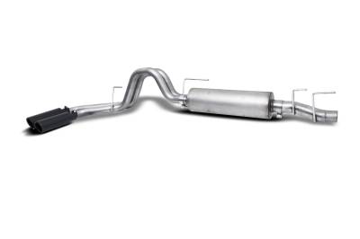 Gibson Performance Exhaust - 21-25 Ford F150 2.7L-3.3L-3.5L, Black Elite Dual Sport, Cat-Back Performance Exhaust #69224B