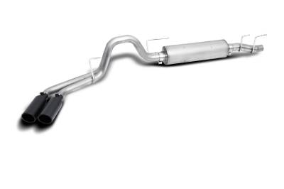 Gibson Performance Exhaust - 21-25 Ford F150 Truck  5.0L, Black Elite Dual Sport, Cat-Back Performance Exhaust #69225B