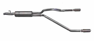 Gibson Performance Exhaust - 11-14 Ford F150 3.7L Pickup, Dual Split, Stainless Cat-Back Performance Exhaust #69541