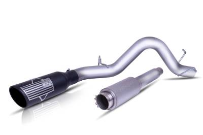 Gibson Performance Exhaust - 20-24  Ford F250/F350 7.3L,Patriot Series Single Stainless Cat-Back Performance Exhaust #70-0040