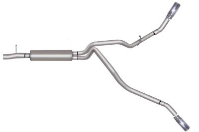 Gibson Performance Exhaust - 17-18 Ford F250HD/F350HD 6.2L Pickup, Dual Extreme, Aluminized Cat-Back Performance Exhaust #9131
