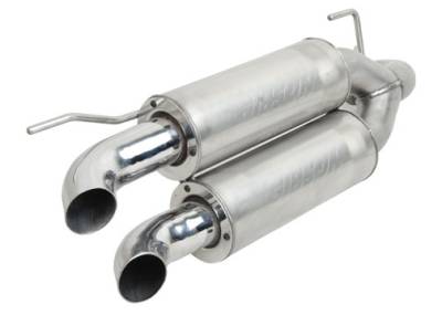 Gibson Performance Exhaust - 11-14 Polaris Ranger RZR XP900, Dual Stainless #98013