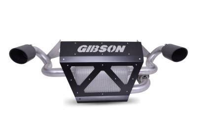 Gibson Performance Exhaust - 18-23 Polaris RZR XP Turbo, Dual Exhaust,Black Ceramic #98043