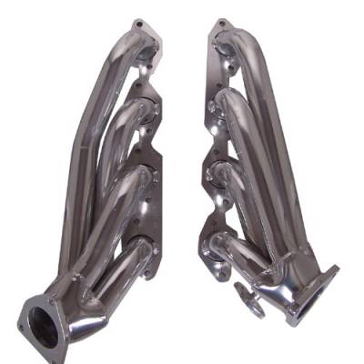 Gibson Performance Exhaust - 01-3 Silverado/Sierra 2500HD 8.1L Pickup, 01-03 Suburban/Yukon XL 2500 8.1L, 02-03 Avalanche 8.1L,Performance Header, Ceramic Coated #GP131S-C