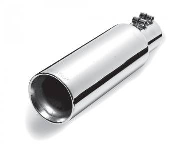 Gibson Exhaust Tips - Stainless Steel Tip - Double Walled Straight Tip