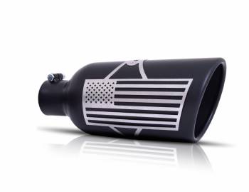 Gibson Exhaust Tips - Patriot American Flag Tips