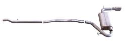 07-13 Jeep Patriot 2.4L, Single Aluminized Cat-Back Performance Exhaust #17406