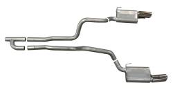 05-10 Ford Mustang 4.0L, Dual Aluminized Cat-Back Performance Exhaust #319005