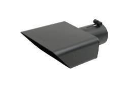 Black Ceramic Sport Exhaust Tip #500365-B