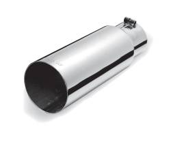 Stainless Single Wall Straight Exhaust Tip #500381