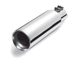 Stainless Double Walled Straight Exhaust Tip #500542