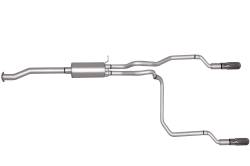 96-97 S10/Sonoma 2.2L Pickup, Dual Split, Aluminized Cat-Back Performance Exhaust #5533