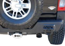Gibson Performance Exhaust - 08-10  Hummer H3 5.3L, Single Stainless Cat-Back Performance Exhaust #612801 - Image 2