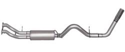 96-00 Tahoe, Yukon, Escalade 4Dr. 5.7L, Dual Inlet Muffler, Single Stainless Cat-Back Performance Exhaust #615508