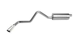 1991 Chevrolet 1500 Pickup 5.7L, Single Stainless Cat-Back Performance Exhaust #615571