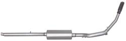 05-11 Dakota 3.7L-4.7L- Pickup,  Single Stainless Cat-Back Performance Exhaust #616599