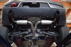 Gibson Performance Exhaust - 14-22 Jeep KL Cherokee 3.2L, Black Elite Axle Dual Axle-Back Performance Exhaust #617208B - Image 2