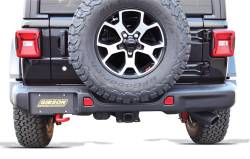 18-25 Jeep Wrangler 3.6L, Black Elite Ceramic Single Exhaust #617308-B