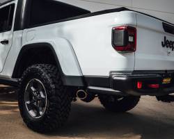 Gibson Performance Exhaust - 20-25 Jeep Gladiator 3.6L, Single Stainless Cat-Back Performance Exhaust #617409 - Image 3