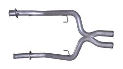 05-10 Ford Mustang GT  4.6L, Performance Crossover X- Pipe, Stainless #619002