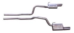 05-10 Ford Mustang GT Shelby 5.4L, Dual Stainless Cat-Back Performance Exhaust #619006