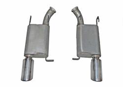 10-14 Ford Mustang 3.7L, Dual Stainless Axle-Back Performance Exhaust #619012