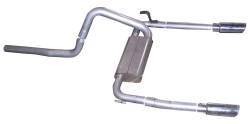 98-02 Camaro/Firebird 5.7L, Dual Stainless Cat-Back Performance Exhaust #620000