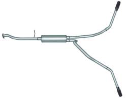 Gibson Performance Exhaust - 99-01 Silverado / Sierra 4.3L-4.8L-5.3L 1500 Pickup, Dual Extreme, Stainless Cat-Back Performance Exhaust #65008 - Image 1