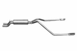 01-06 Chevrolet/GMC 6.0L 2500 Pickup, Dual Split, Stainless Cat-Back Performance Exhaust #65550