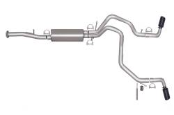 07-14 Suburban,Yukon XL , Avalanche 1500 5.3L,/ 07-10 Avalanche 6.0L, Black Elite Dual Extreme, Cat-Back Performance Exhaust #65572B