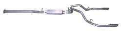 07-09 Silverado/ Sierra 1500 4.8L-5.3L Pickup, Dual Split, Stainless Cat-Back Performance Exhaust #65627