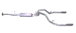 07-09 Silverado/Sierra  4.8L-5.3L 1500 Pickup, Dual Split Exhaust, Stainless #65634