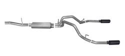 11-19  Silverado/Sierra 2500HD/3500HD 6.0L Pickup, Black Elite Dual Split, Cat-Back Performance Exhaust #65651B