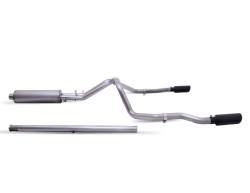 19-25 Silverado/Sierra 1500 4.3L-5.3L Pickup, Black Elite Dual Extreme, Cat-Back Performance Exhaust #65690B