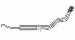 Gibson Performance Exhaust - 99-01 Chevrolet/ GMC 4.3L-5.3L 1500 Pickup, Dual Sport, Stainless Cat-Back Performance Exhaust #65700 - Image 1