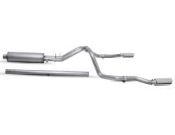 20-25 Silverado,/Sierra 2500HD/3500HD 6.6L Gas Pickup, Dual Split, Stainless Cat-Back Performance Exhaust #65713